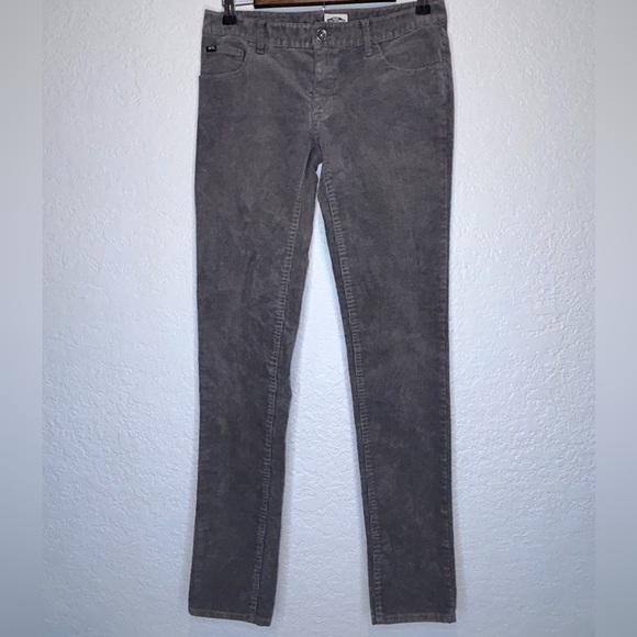Vans Gray Women's corduroy Pants Size 5 - Picture 1 of 6